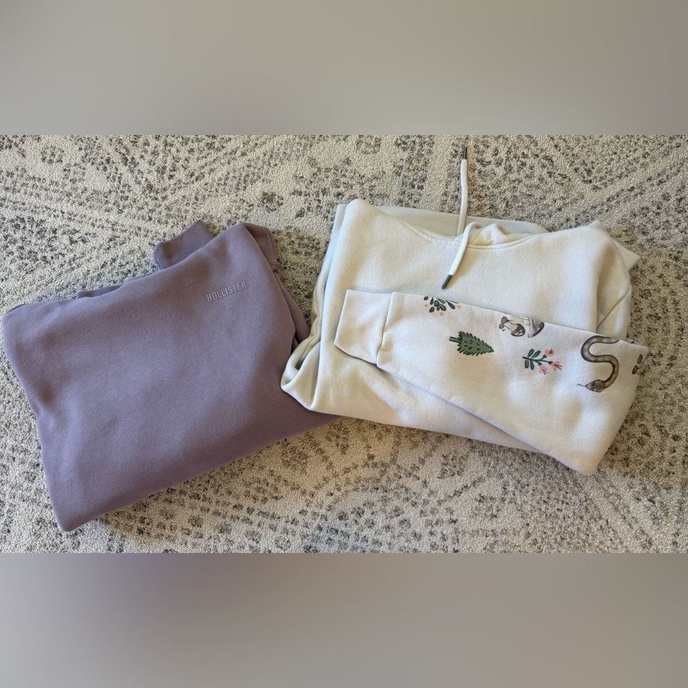 Hollister Hooded Sweatshirt Lot of 2 Sz Small - Picture 12 of 12